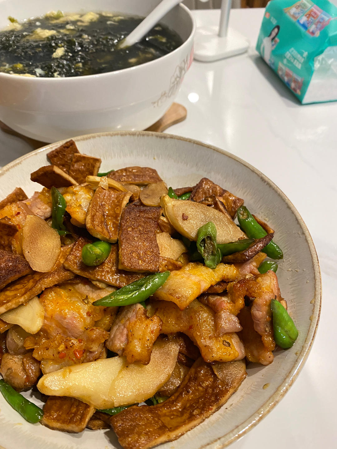 豆干炒肉丝