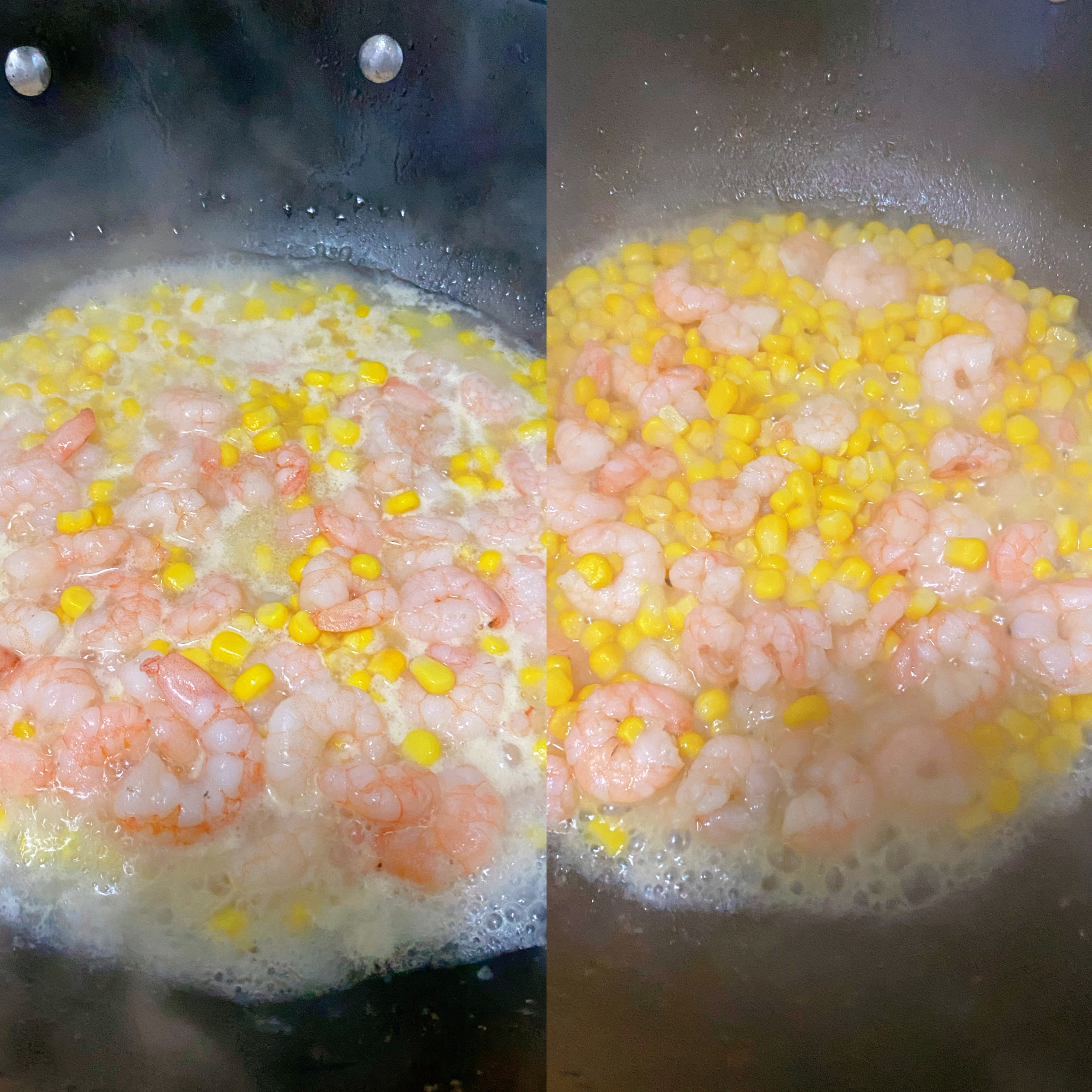 甜玉米粒虾仁的做法 步骤4