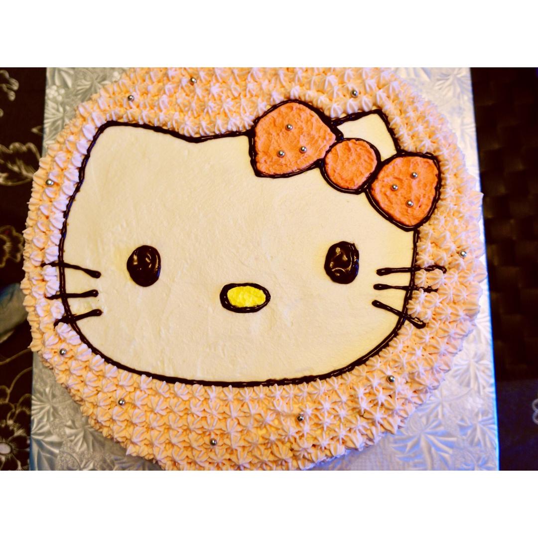 Hello kitty蛋糕（0绘画基础适用）