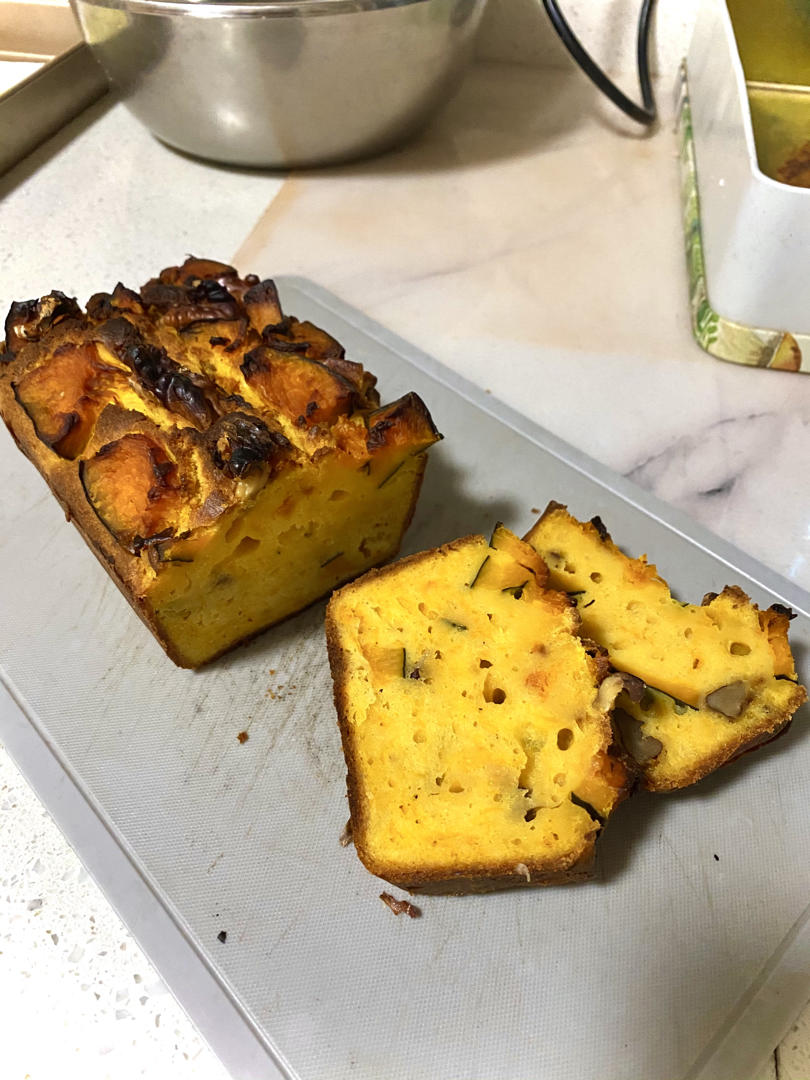 核桃南瓜磅蛋糕