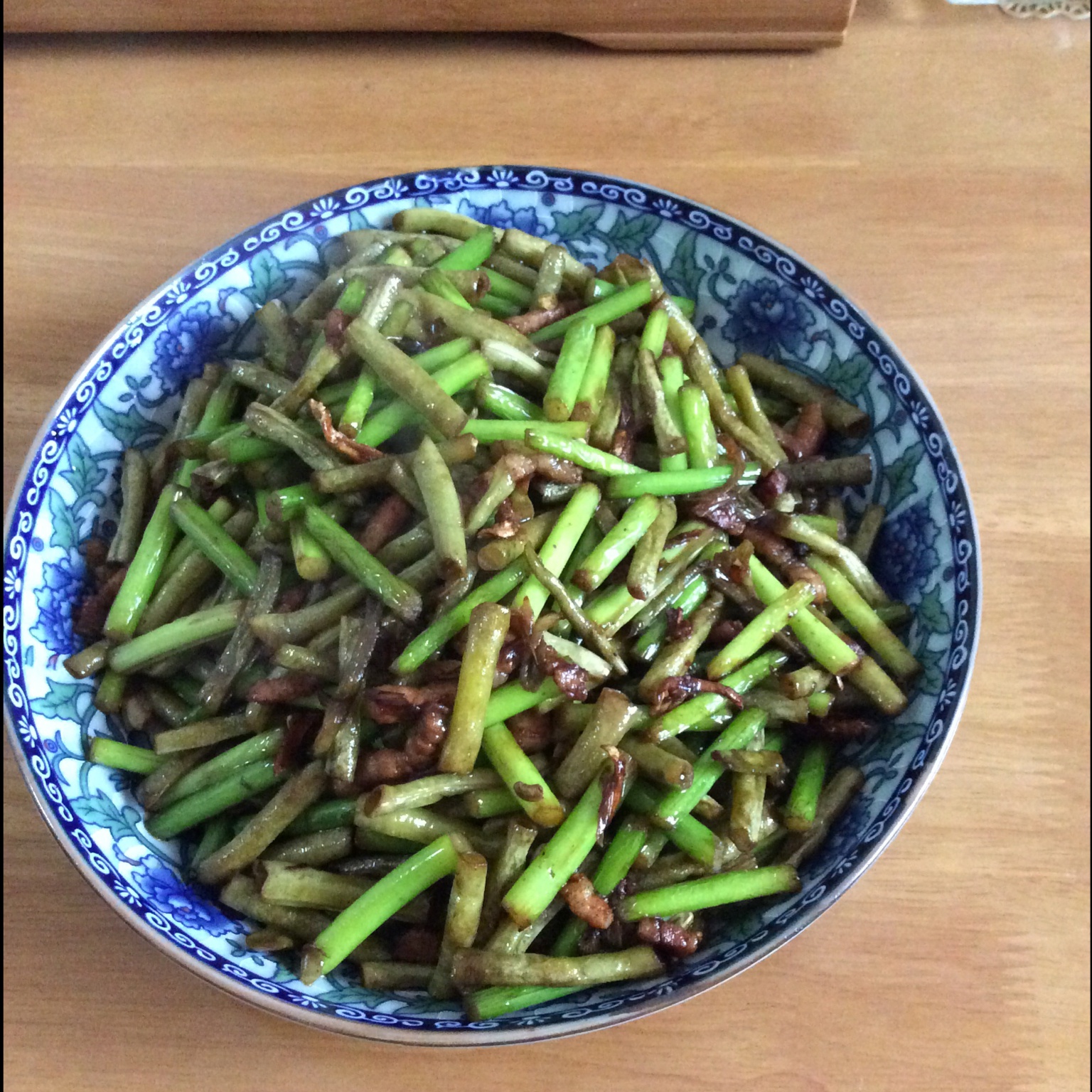 酸豆角炒肉末