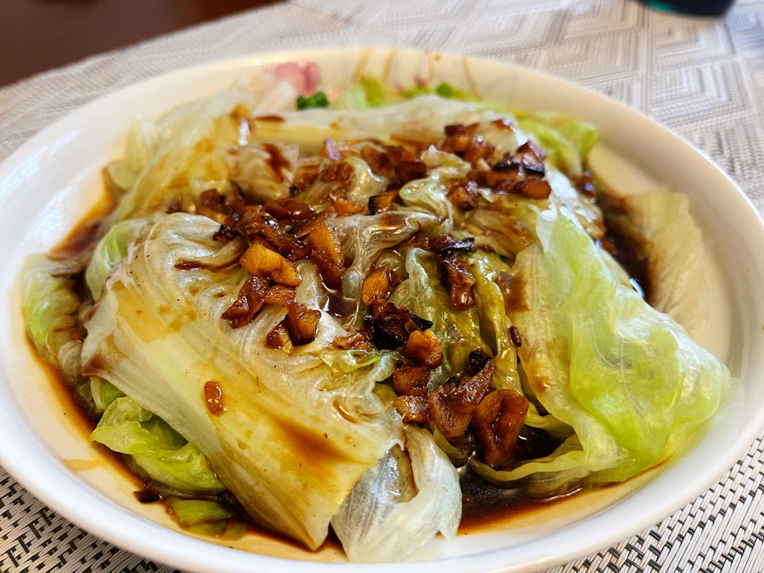 白灼生菜