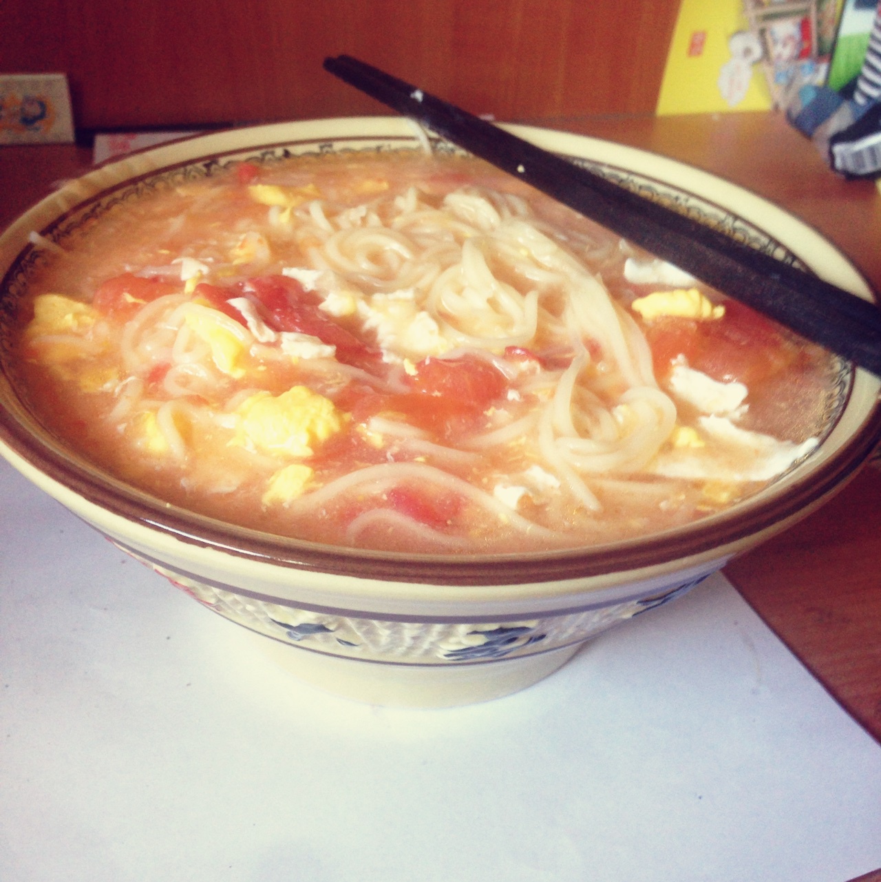 西红柿鸡蛋捞面