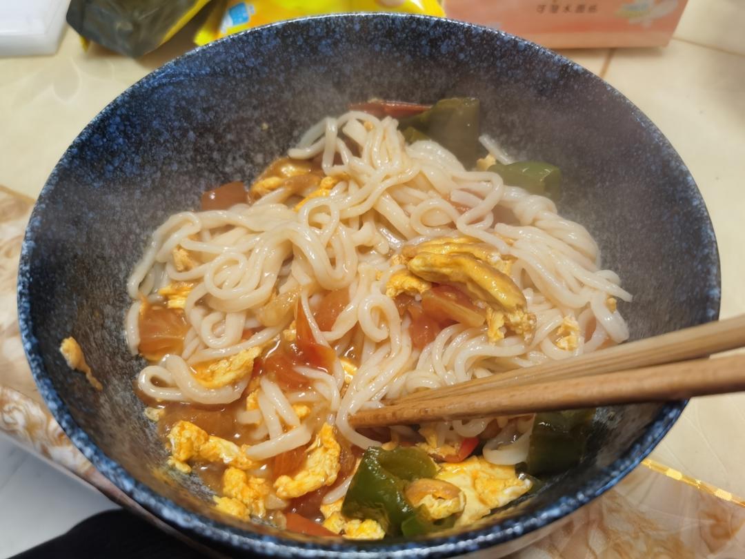 番茄鸡蛋打卤面
