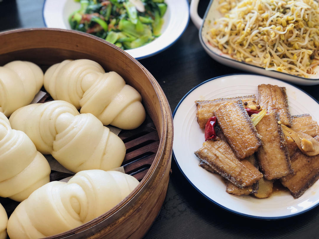 美丽的花卷 造型馒头 一次醒发 附细节视频详解