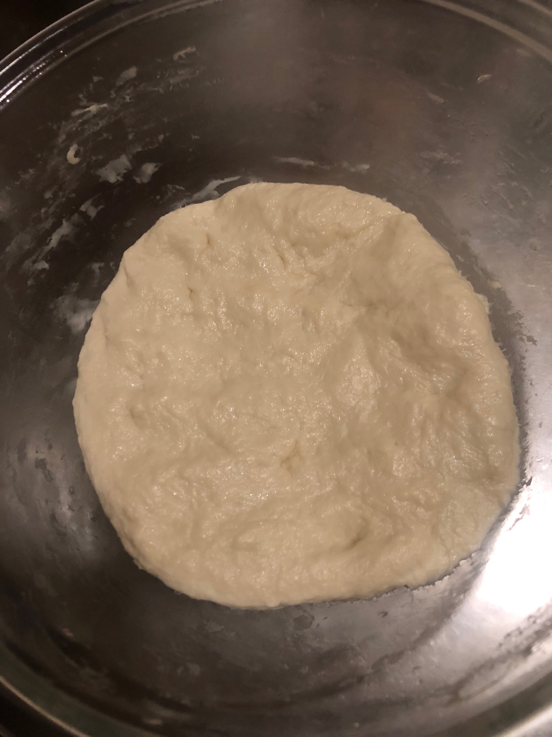 无需揉面手工无糖无黄油面包（适合一岁以上宝宝）的做法 步骤2