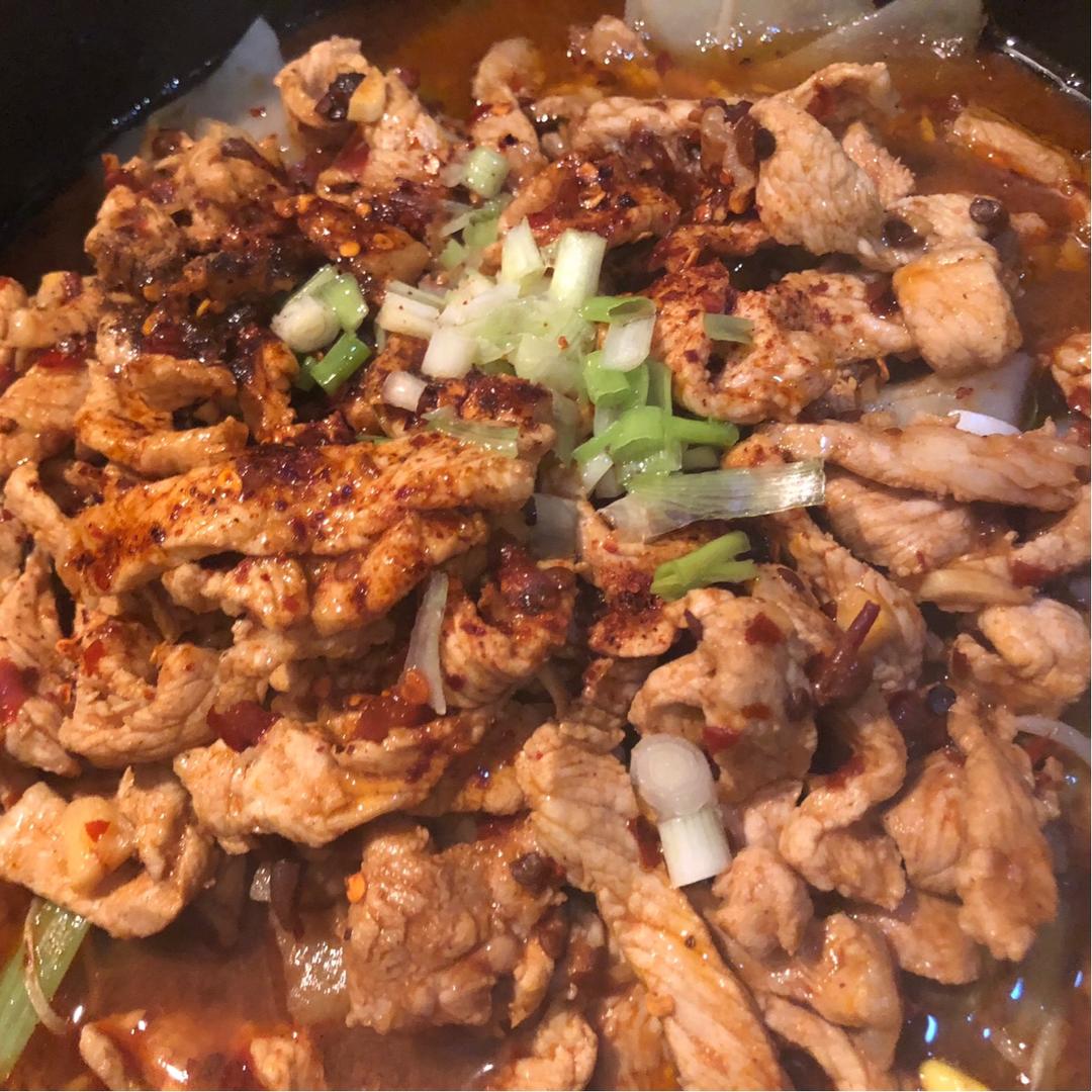 堂妈小厨——水煮肉片