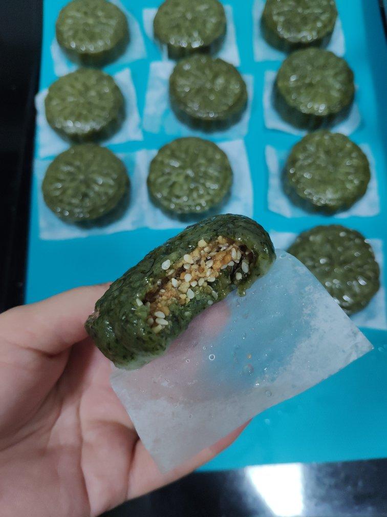 传统浓郁艾草香的艾糍
