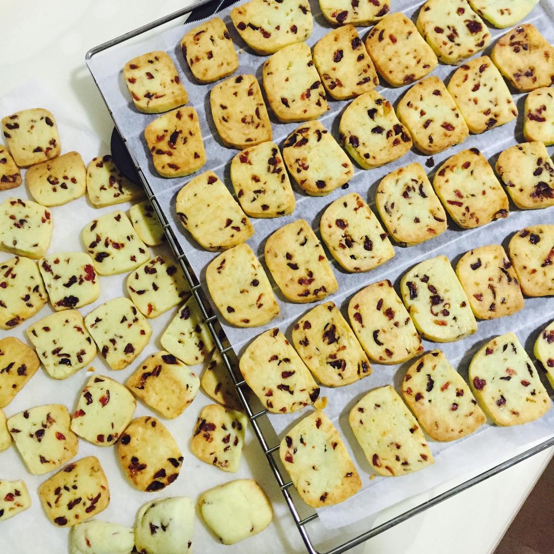 低糖少油版蔓越莓饼干
