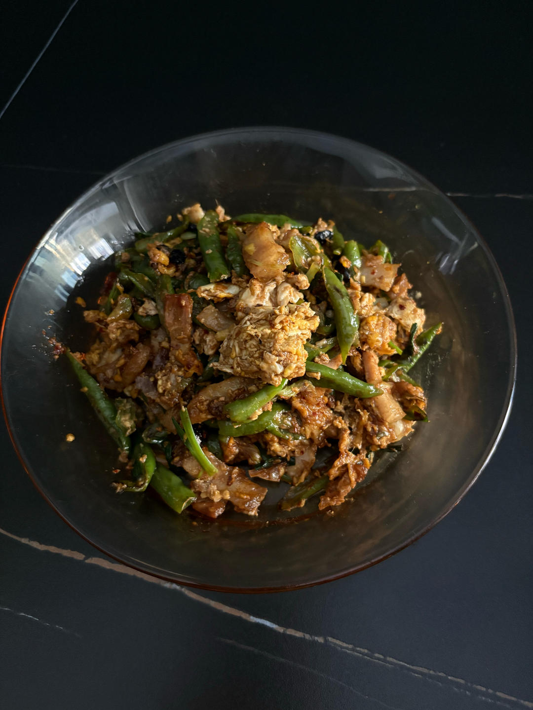 螺丝椒炒五花肉鸡蛋