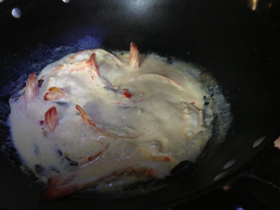 奶油老虎虾的做法 步骤6