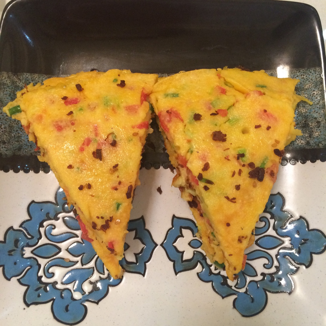 松软香嫩的西红柿鸡蛋饼