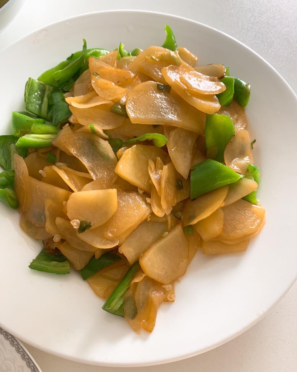 土豆片炒青椒（懒人清淡版）