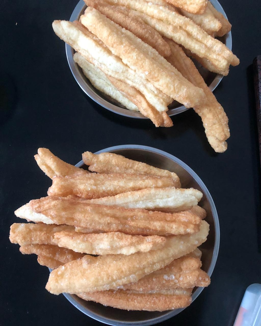 健康美味的家庭自制炸油条-只用酵母一次发酵