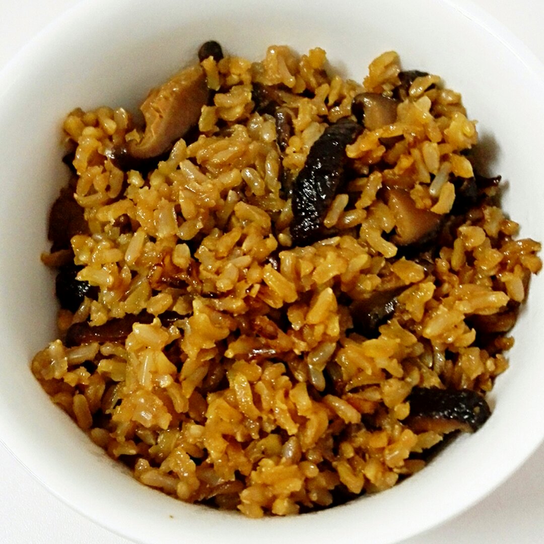 双菇糙米饭