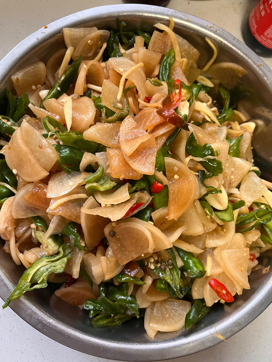 一次就成功的腌萝卜