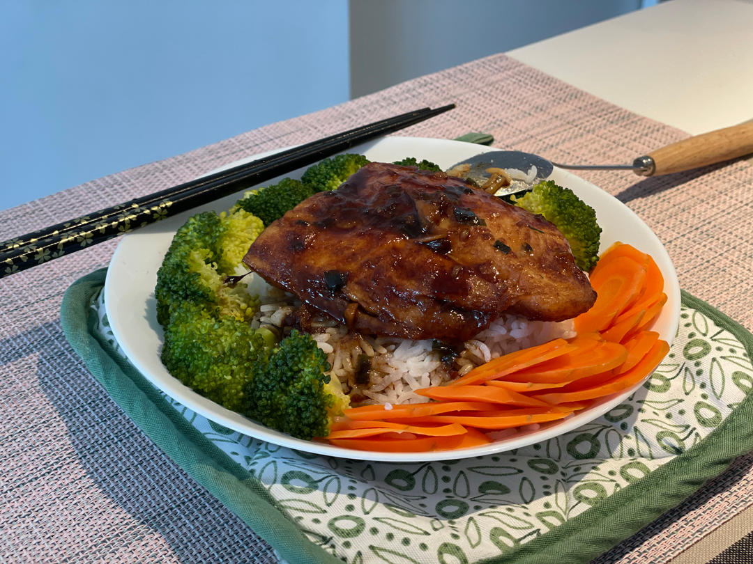 快手照烧巴沙鱼盖饭