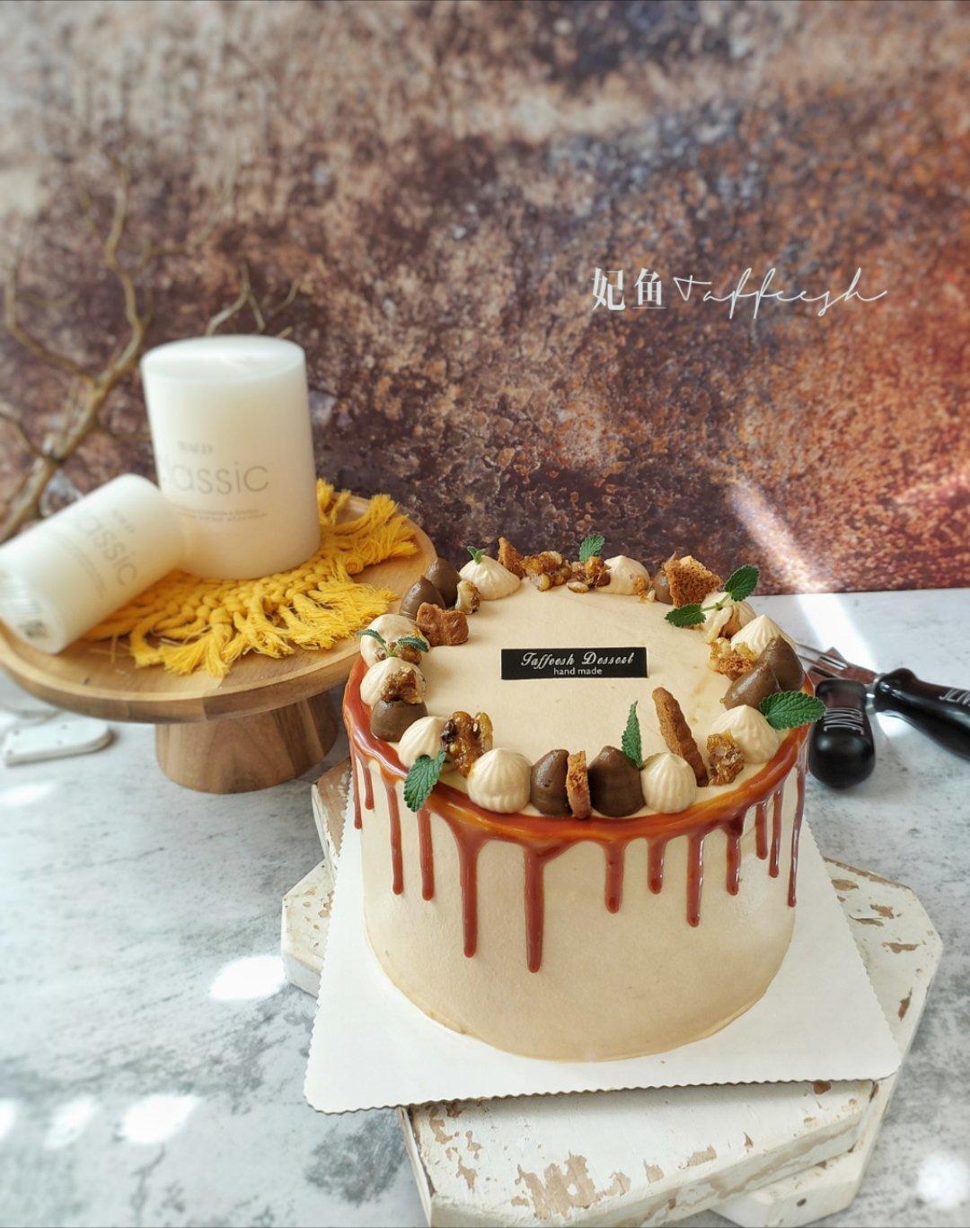 绝配焦糖咖啡奶油蛋糕（6寸）