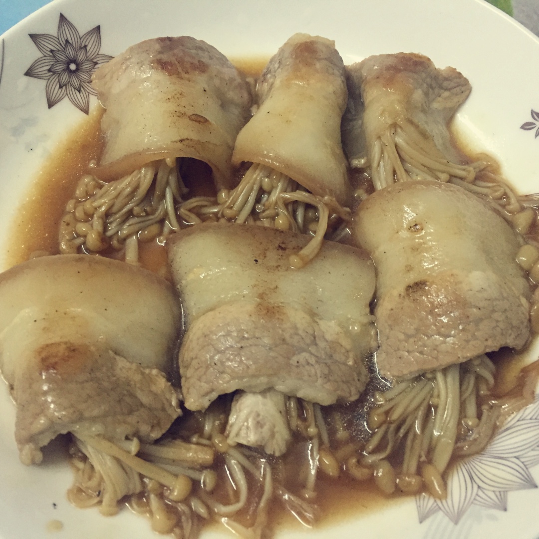 金针菇培根卷