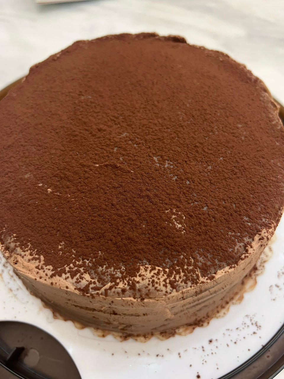 味道醇正的巧克力千层，100%成功的千层饼皮，有韧性不易破