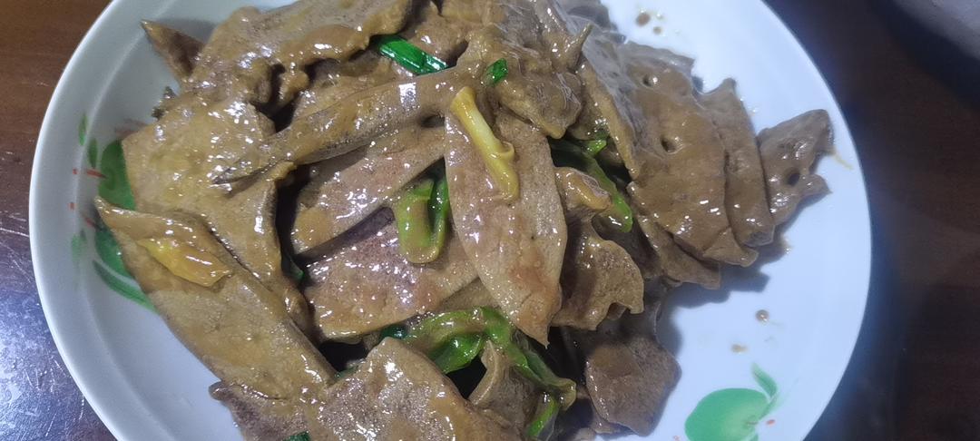 不腥的青椒炒猪肝