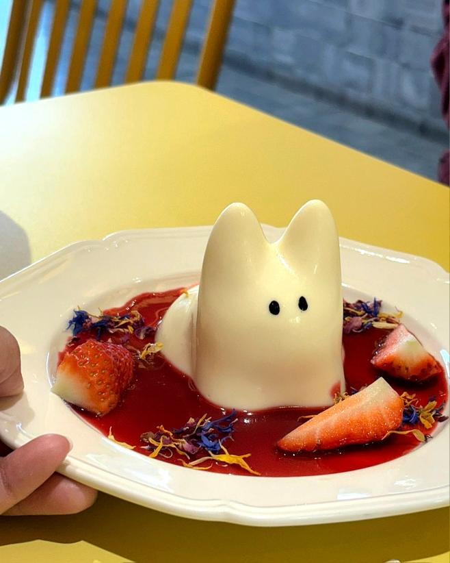 小美草莓酱猫猫奶酪布丁○Cookidoo