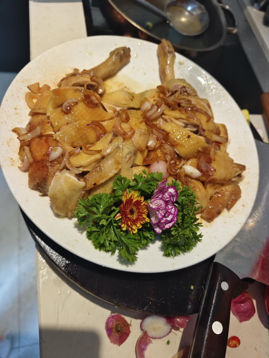 葱油盐焗鸡