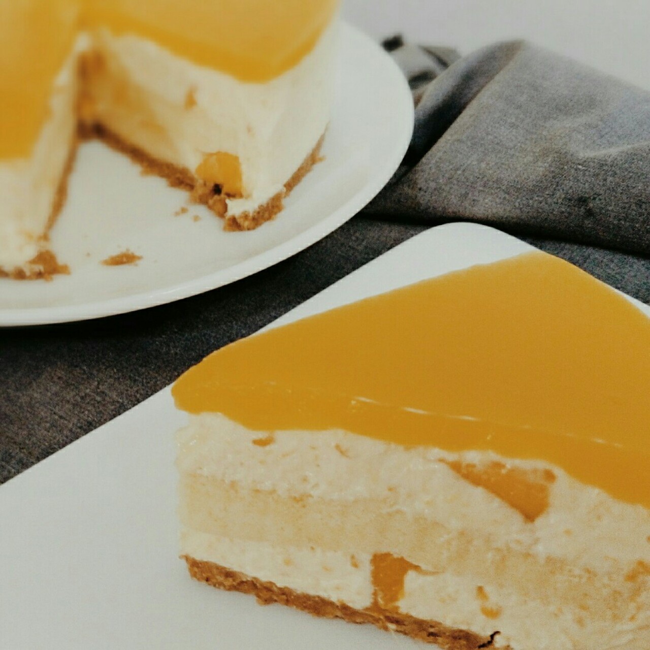 【视频】芒果慕斯（6寸） | 含镜面果胶配方