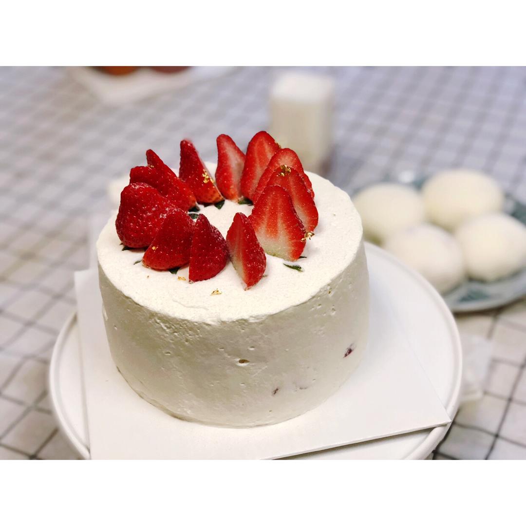 《Tinrry+》草莓奶油蛋糕（8寸配方）