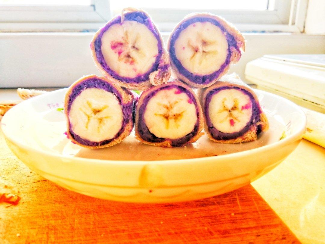 双色香蕉吐司卷~宝宝辅食