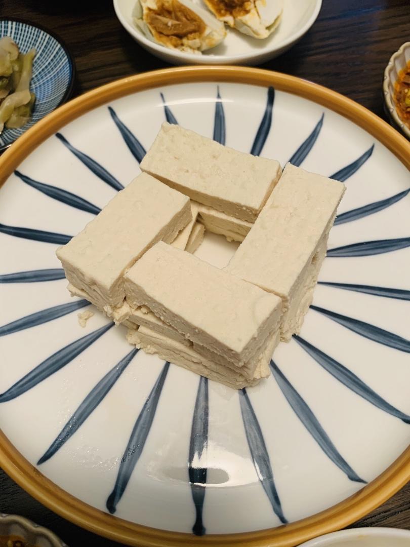 自制豆腐（白醋点豆腐）