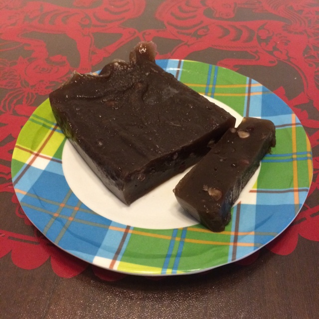 冰晶红豆马蹄糕