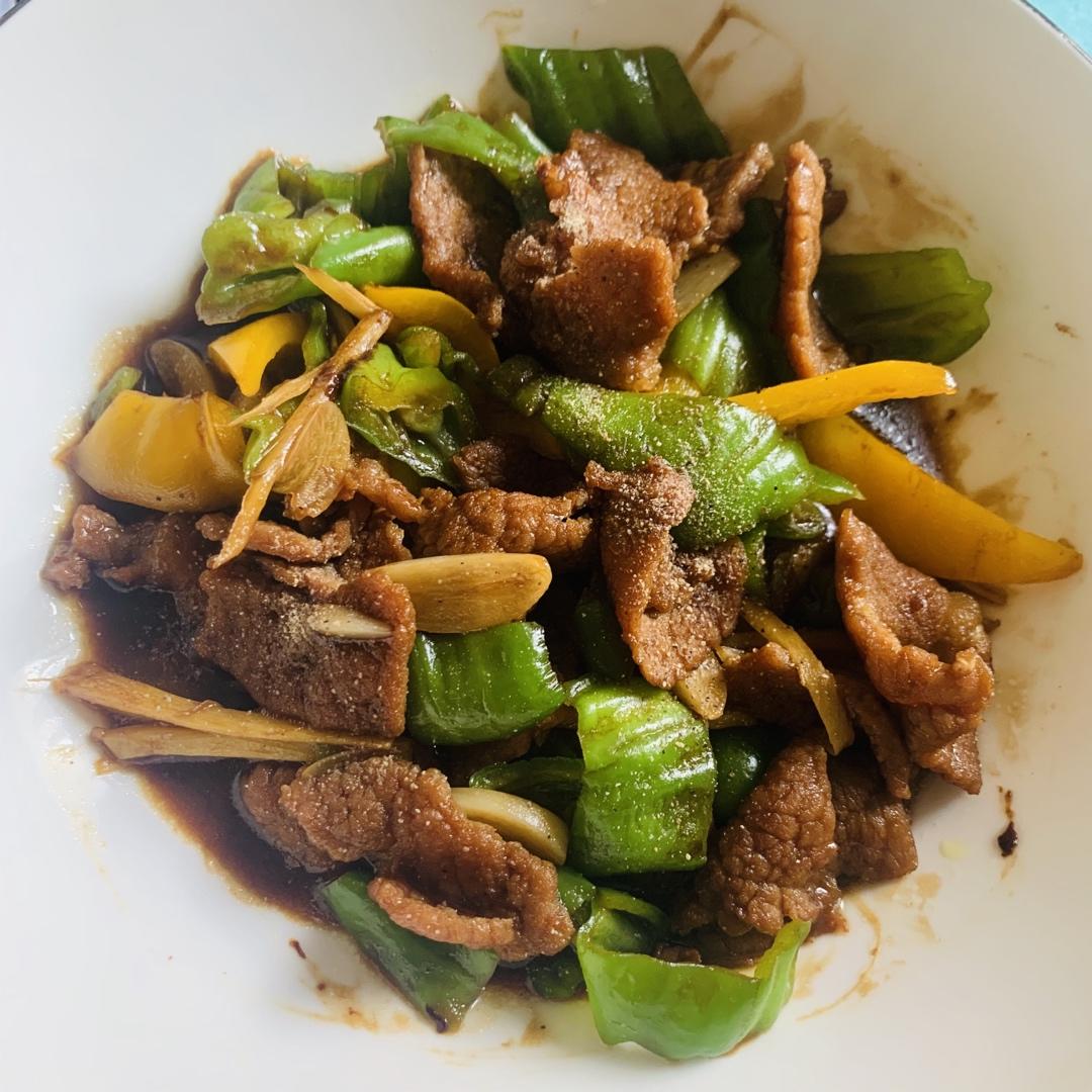 青椒炒牛肉