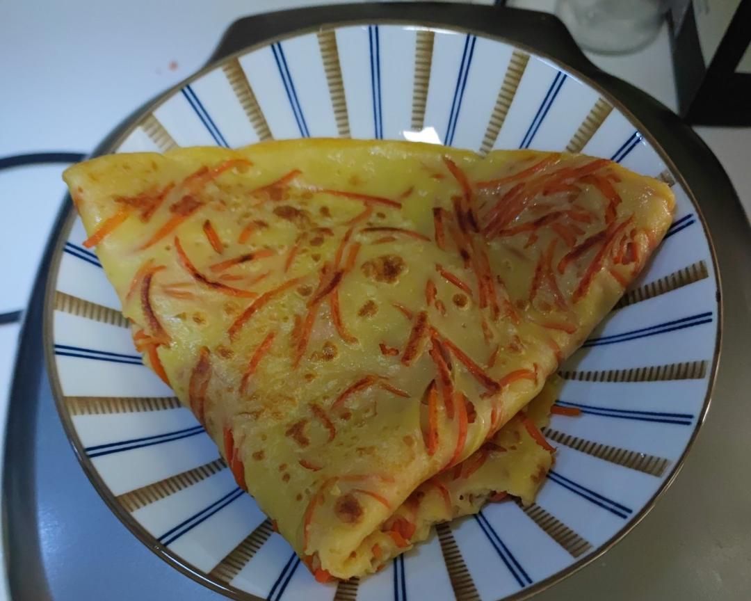 胡萝卜鸡蛋早餐饼