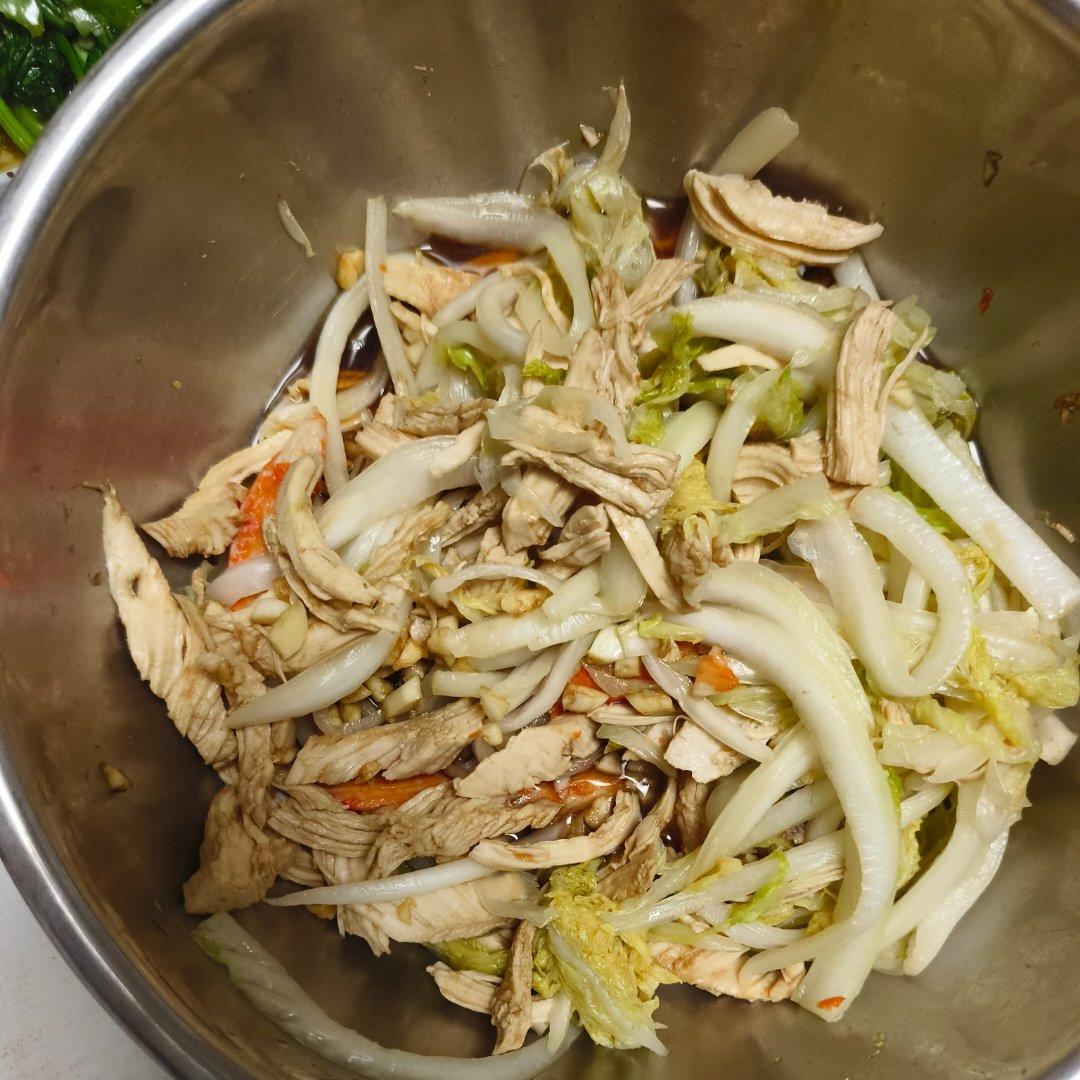 爽口鸡丝白菜丝