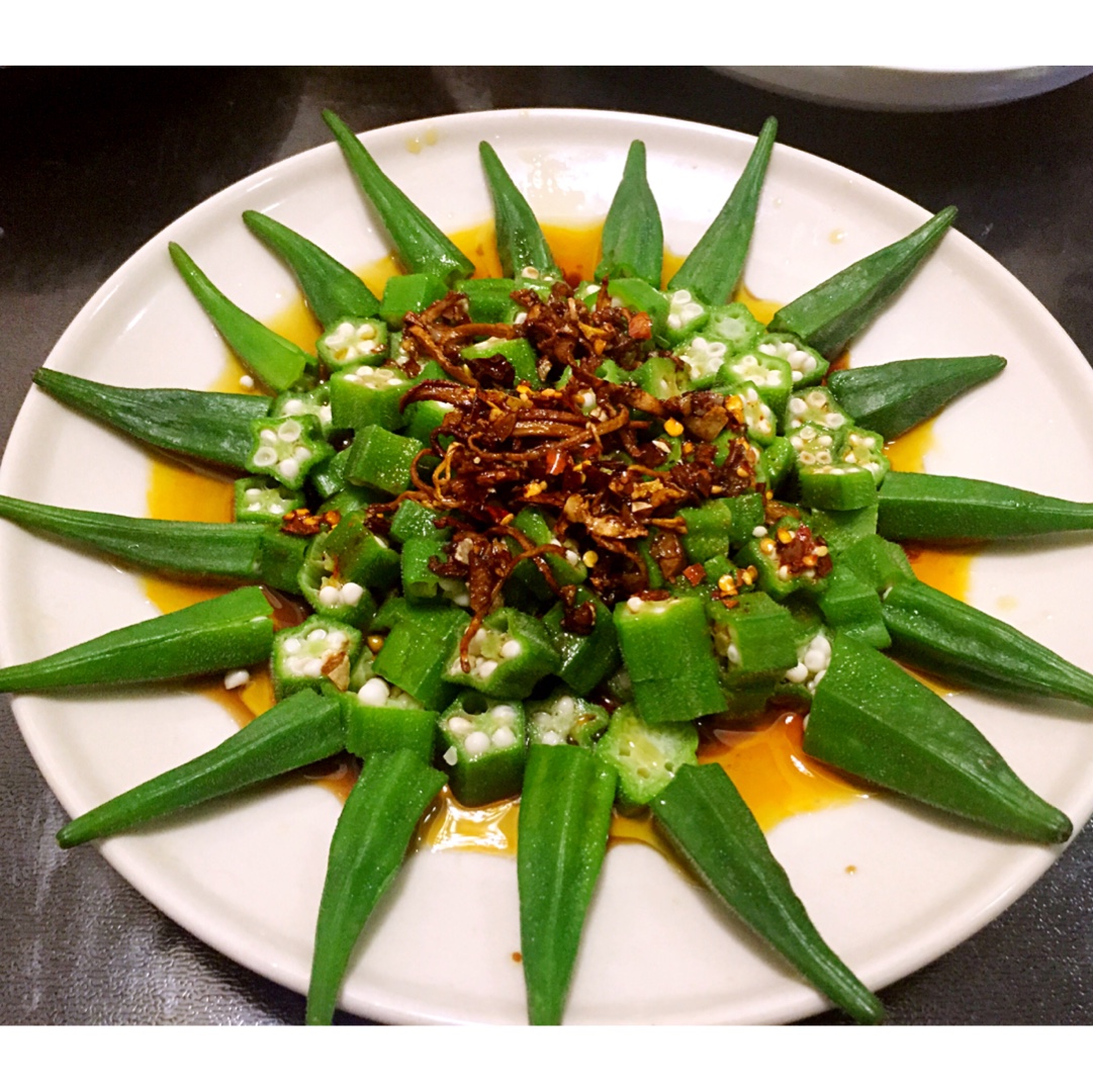 【白灼秋葵】清爽简单