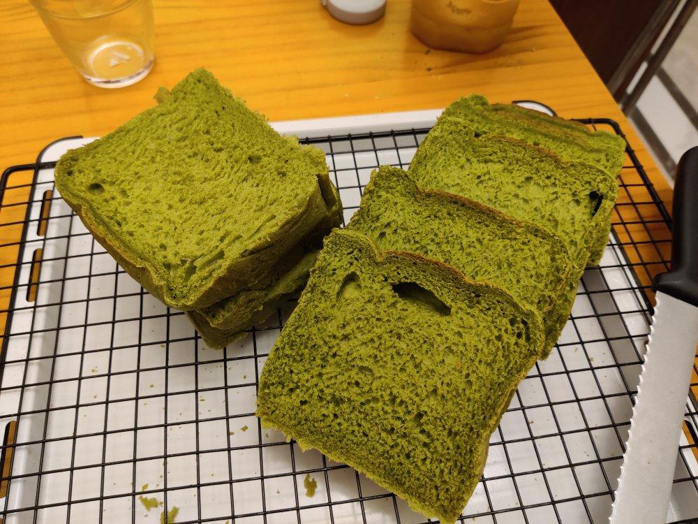 ☁️云朵般柔软🍵日式抹茶生吐司（冷藏中种）💯