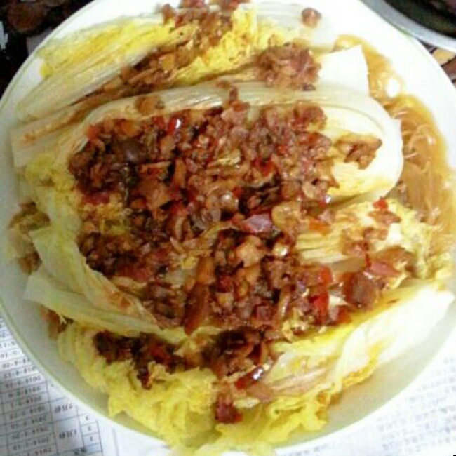 蒜蓉粉丝娃娃菜