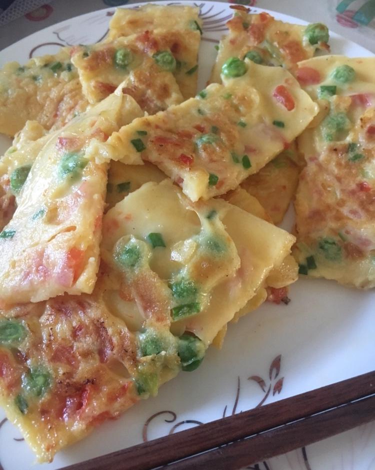 松软香嫩的西红柿鸡蛋饼