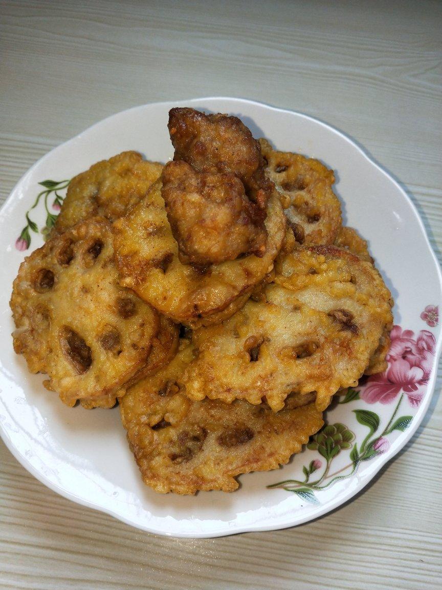 香酥炸藕夹