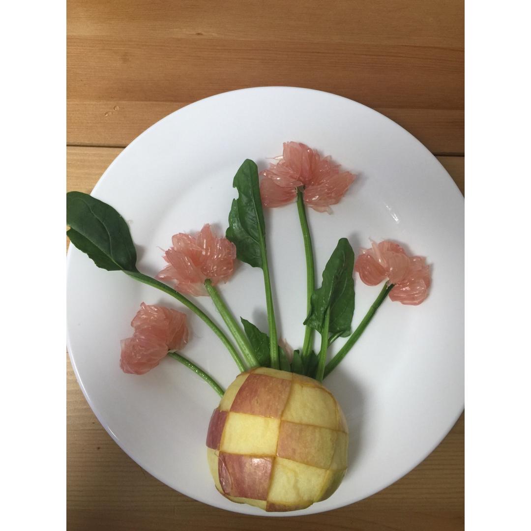 璞瓴做的柚子果盘造型