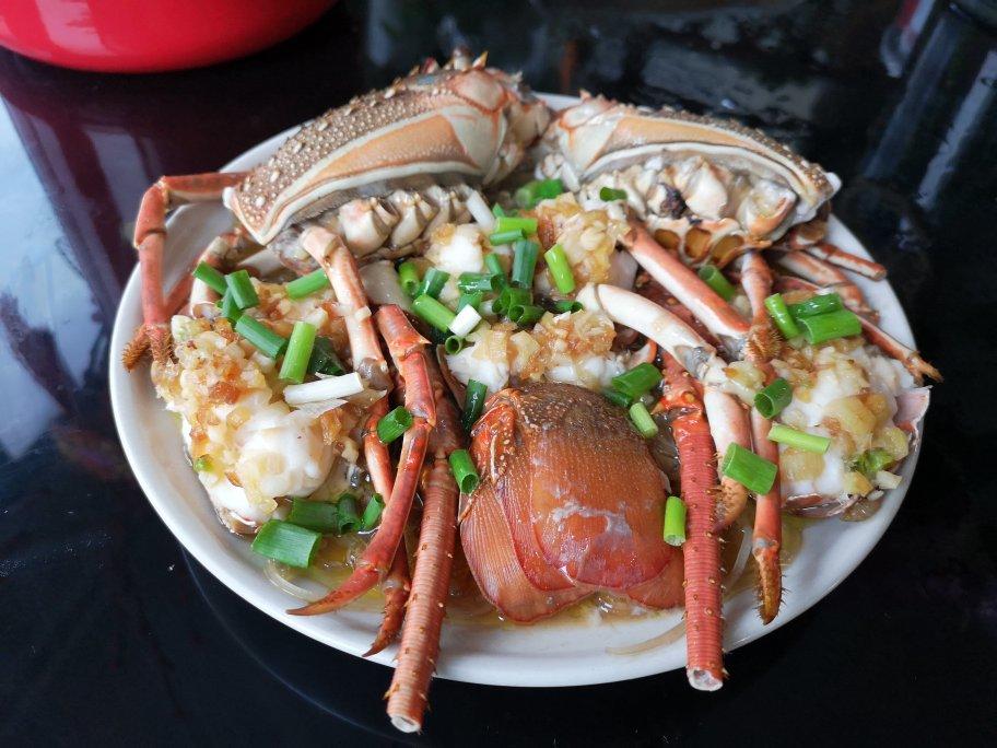 依稀如梦做的蒜蓉蒸波士顿龙虾