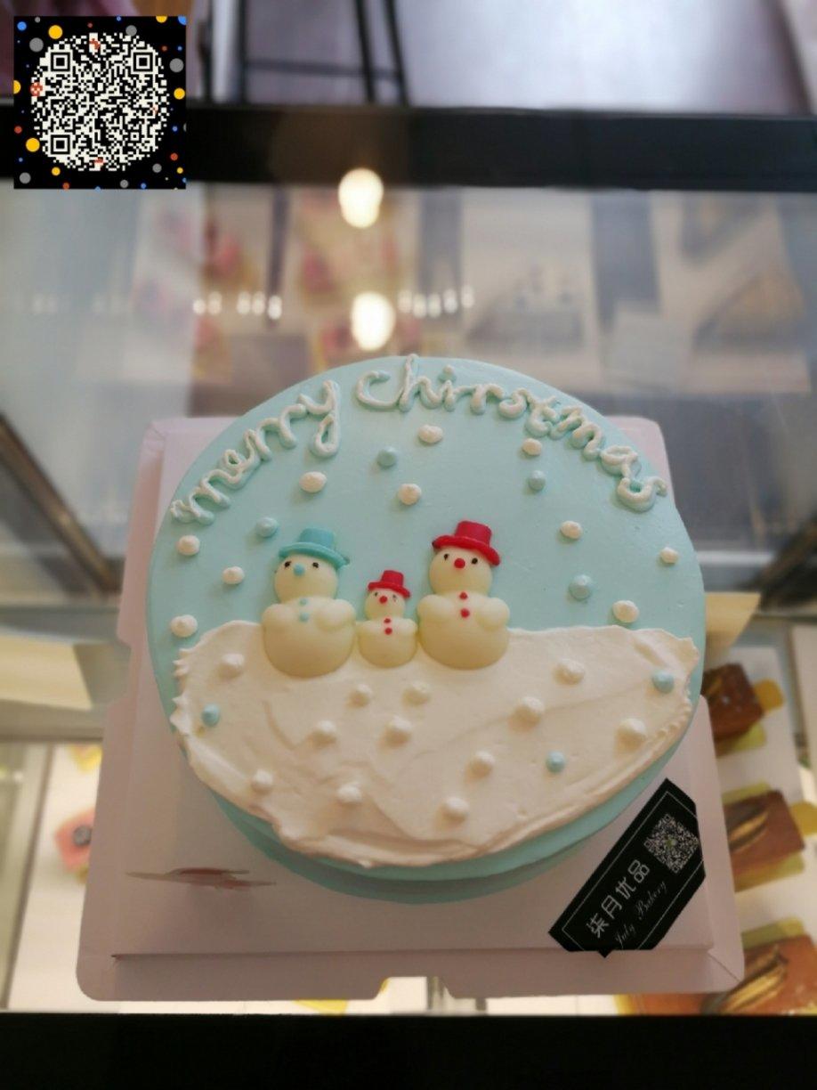 圣诞草莓雪人裸蛋糕～超简单懒人版