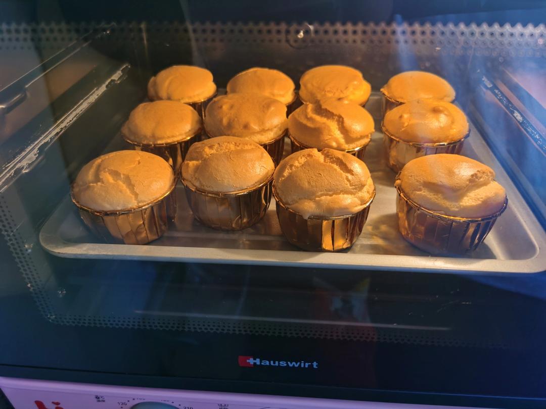 纸杯蛋糕 8寸戚风蛋糕的量