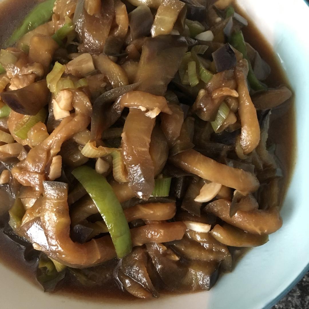 青椒炒茄子