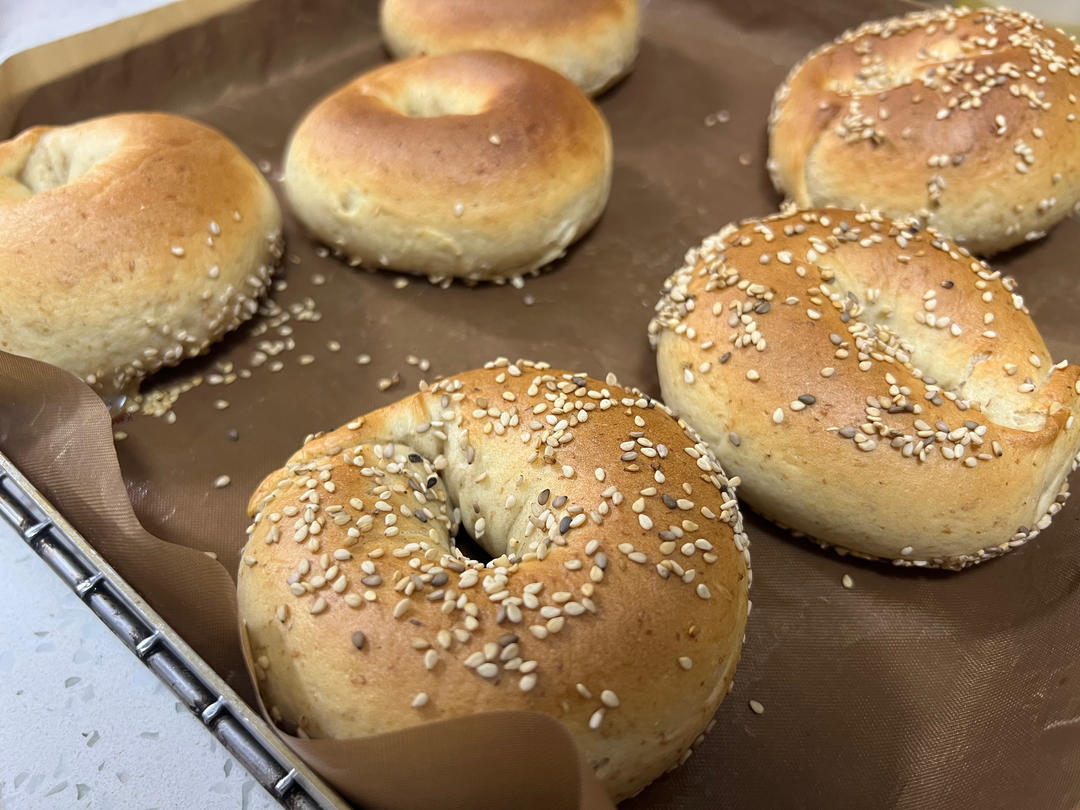 原味贝果🥯/黑芝麻贝果🥯