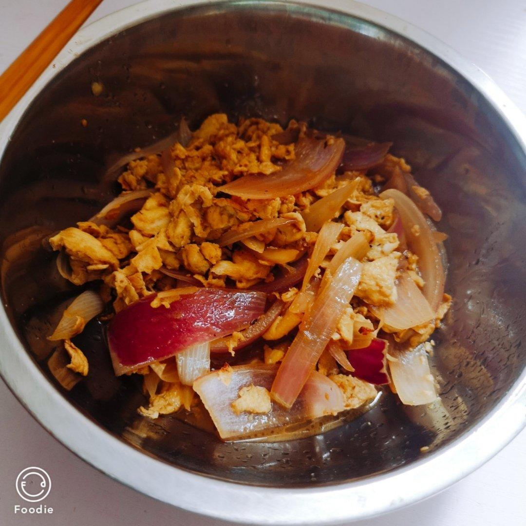 洋葱炒鸡蛋