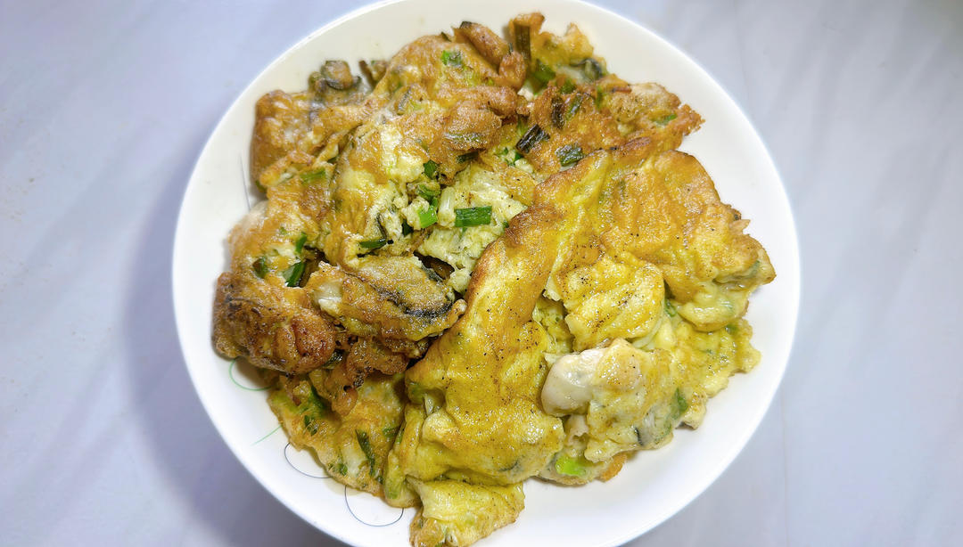 教你轻松做出一盘口感超赞的牡蛎煎鸡蛋