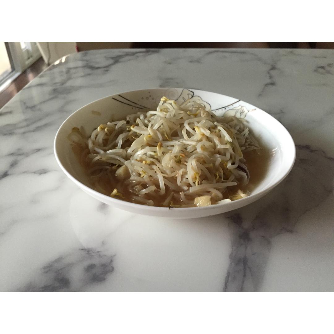 酸爽的醋溜豆芽