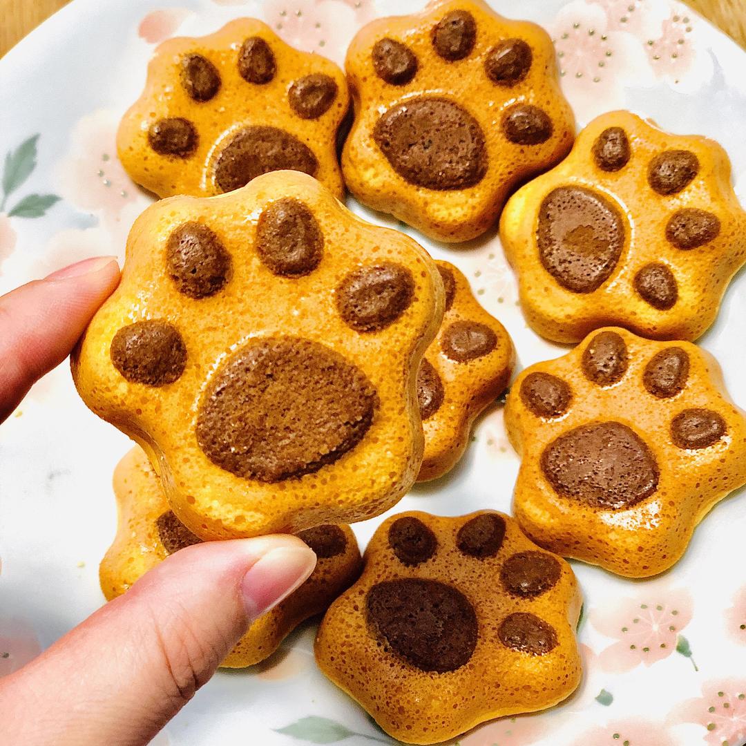 可可爱爱猫爪小蛋糕